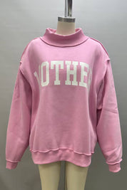 Pink Mother Reversible Mock Neck