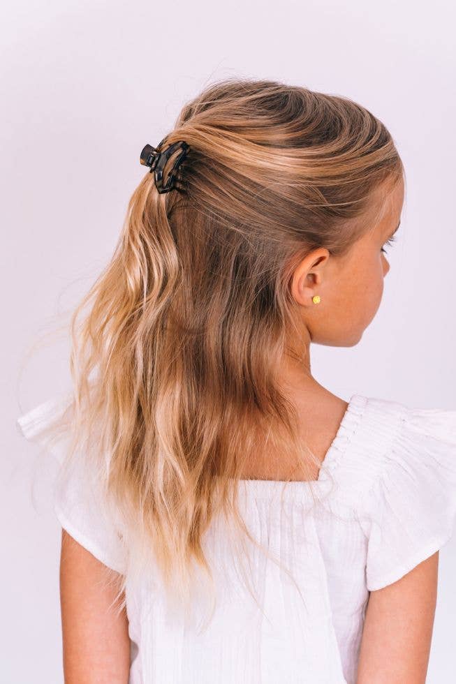 Tortoise Tiny Open Hair Clip
