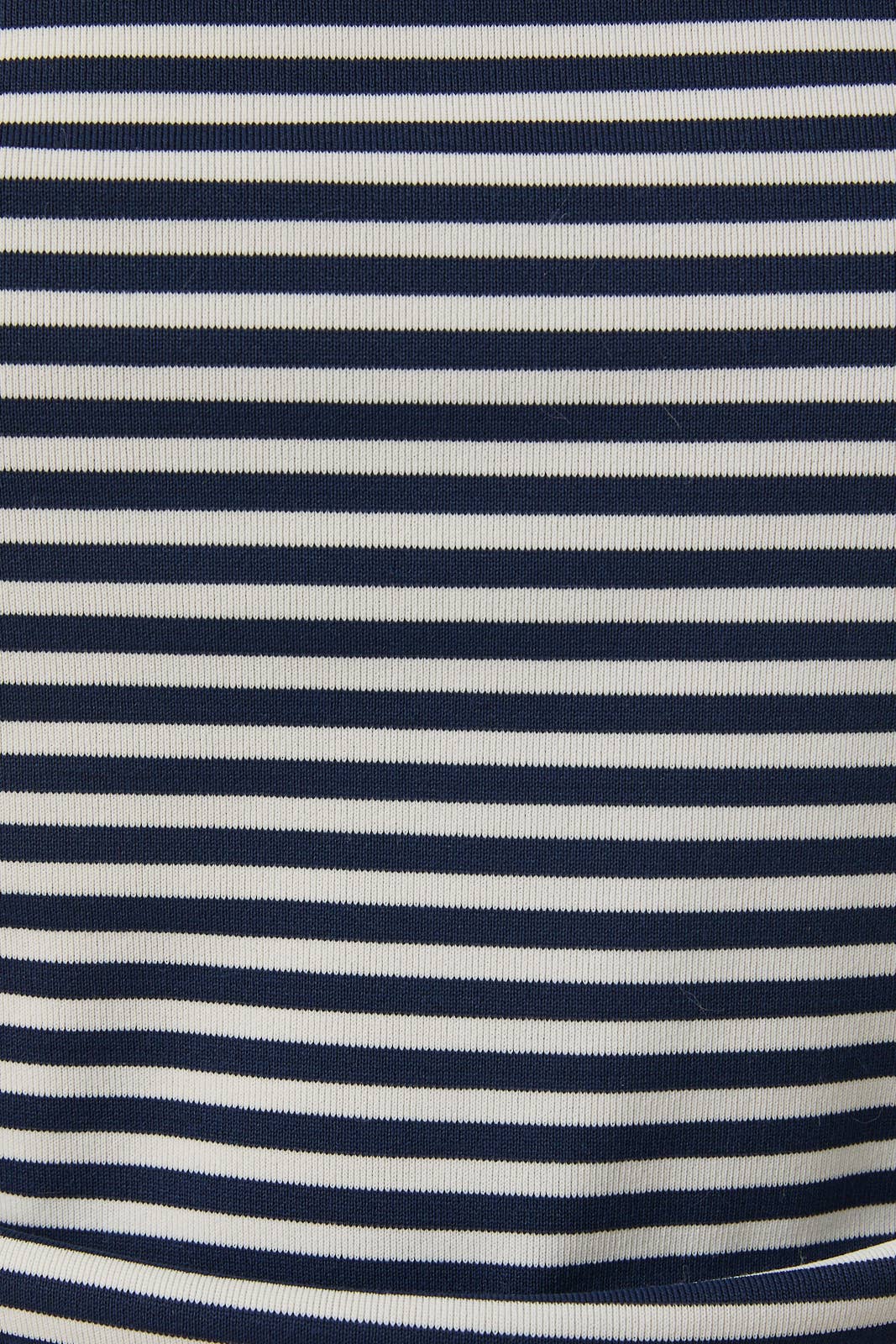 Navy Stripe Off Shoulder Top