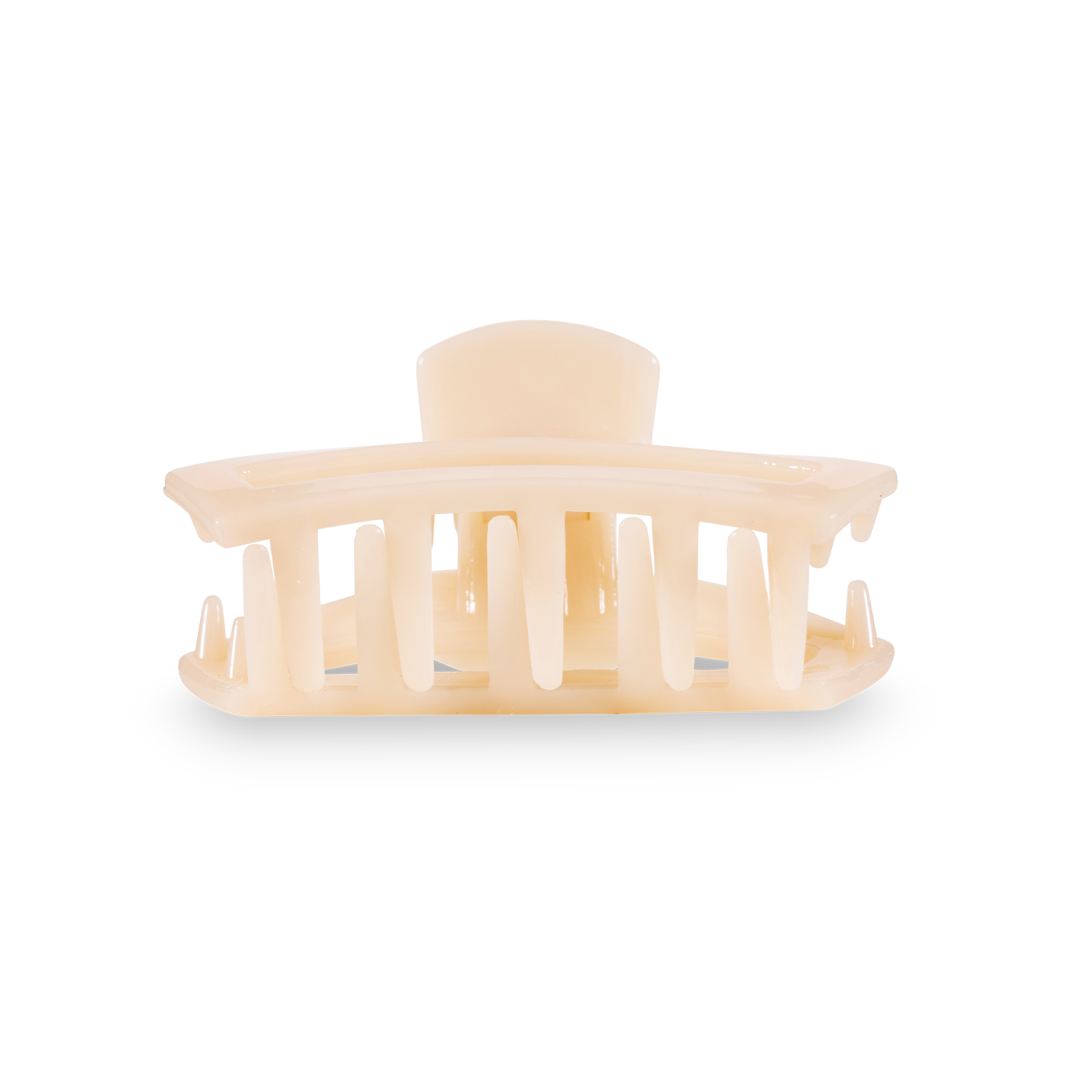 Almond Beige Tiny Open Hair Clip