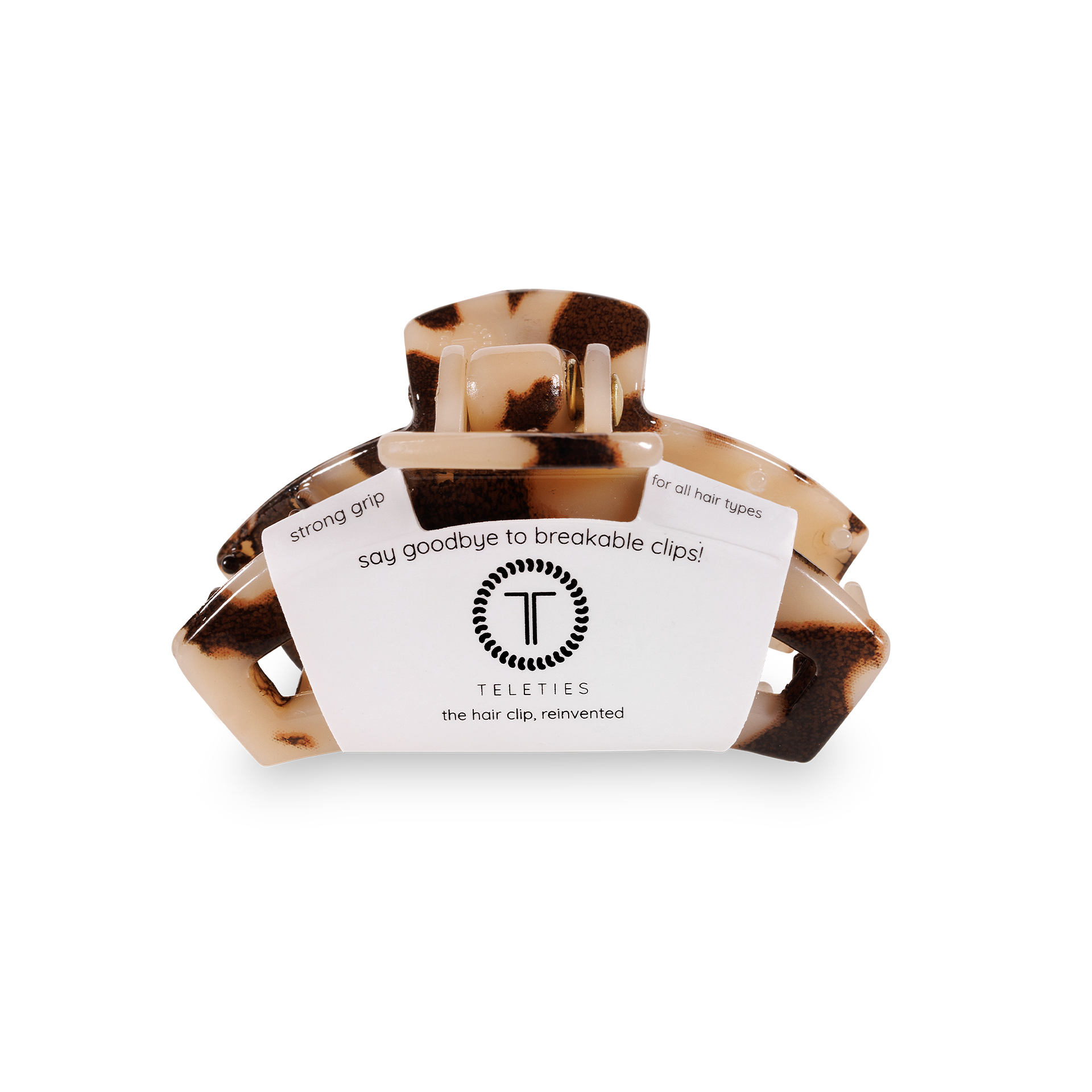 Blonde Tortoise Tiny Open Hair Clip