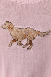 Pink Golden Retriever Sweater