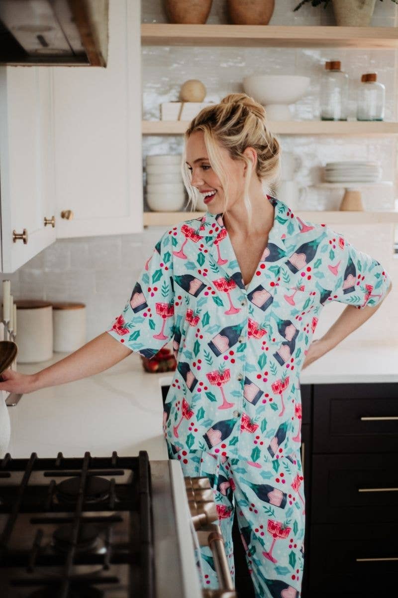 Christmas Champagne Holiday PJs