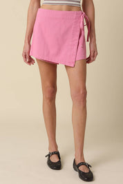 Pink Wrap Skort