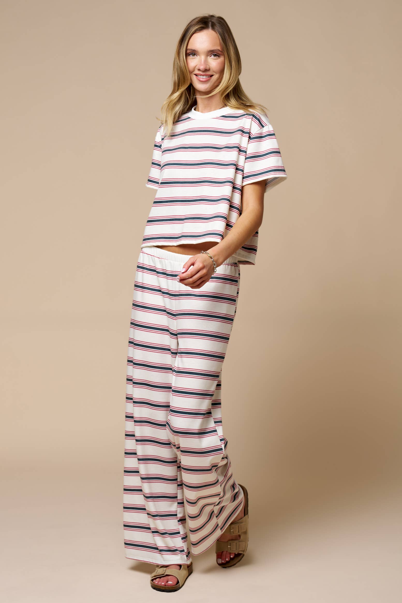 Multicolor Stripe Pants