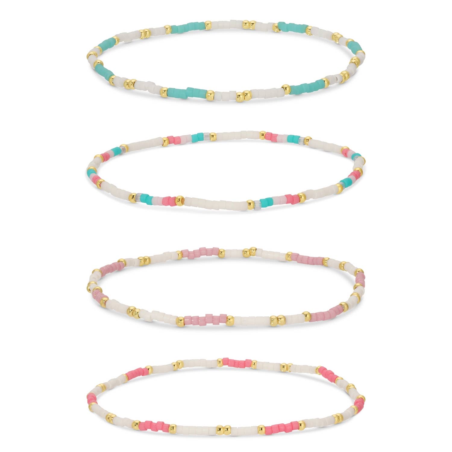 Miyuki Delica Stretch Bracelet - Assorted