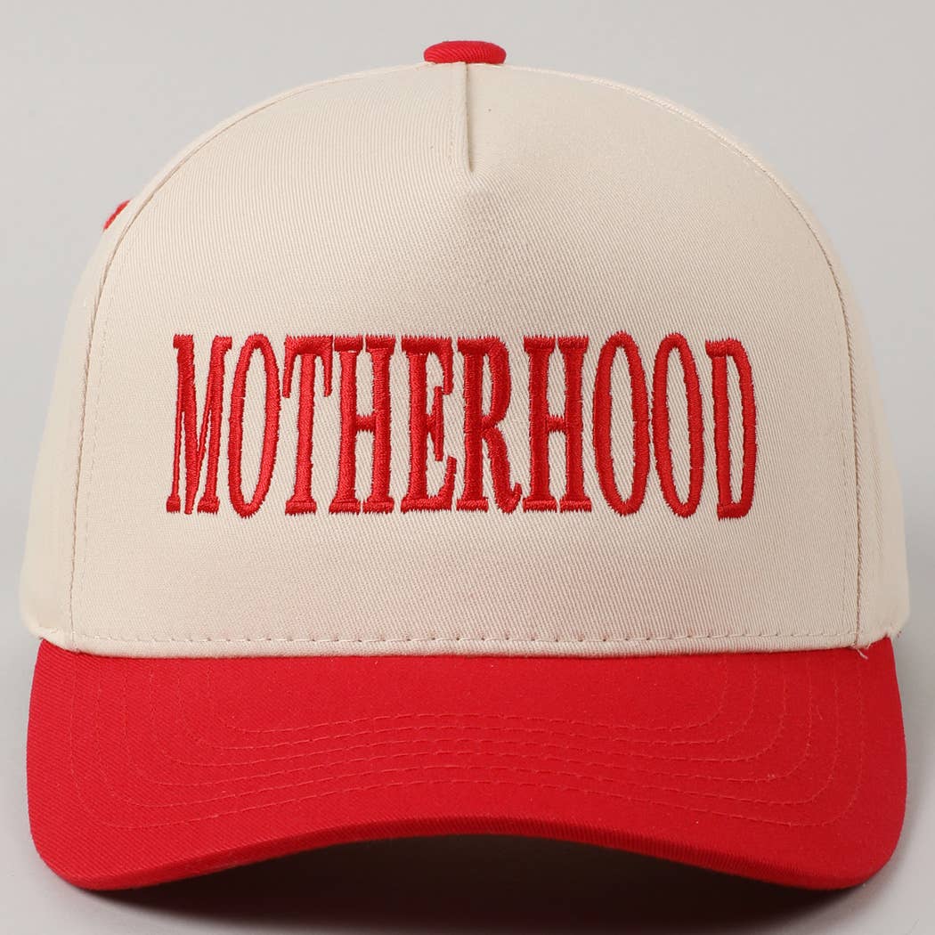 Motherhood Trucker Hat/ Red