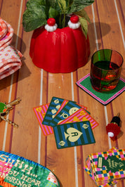 Playing Cards, Colorful Plaid