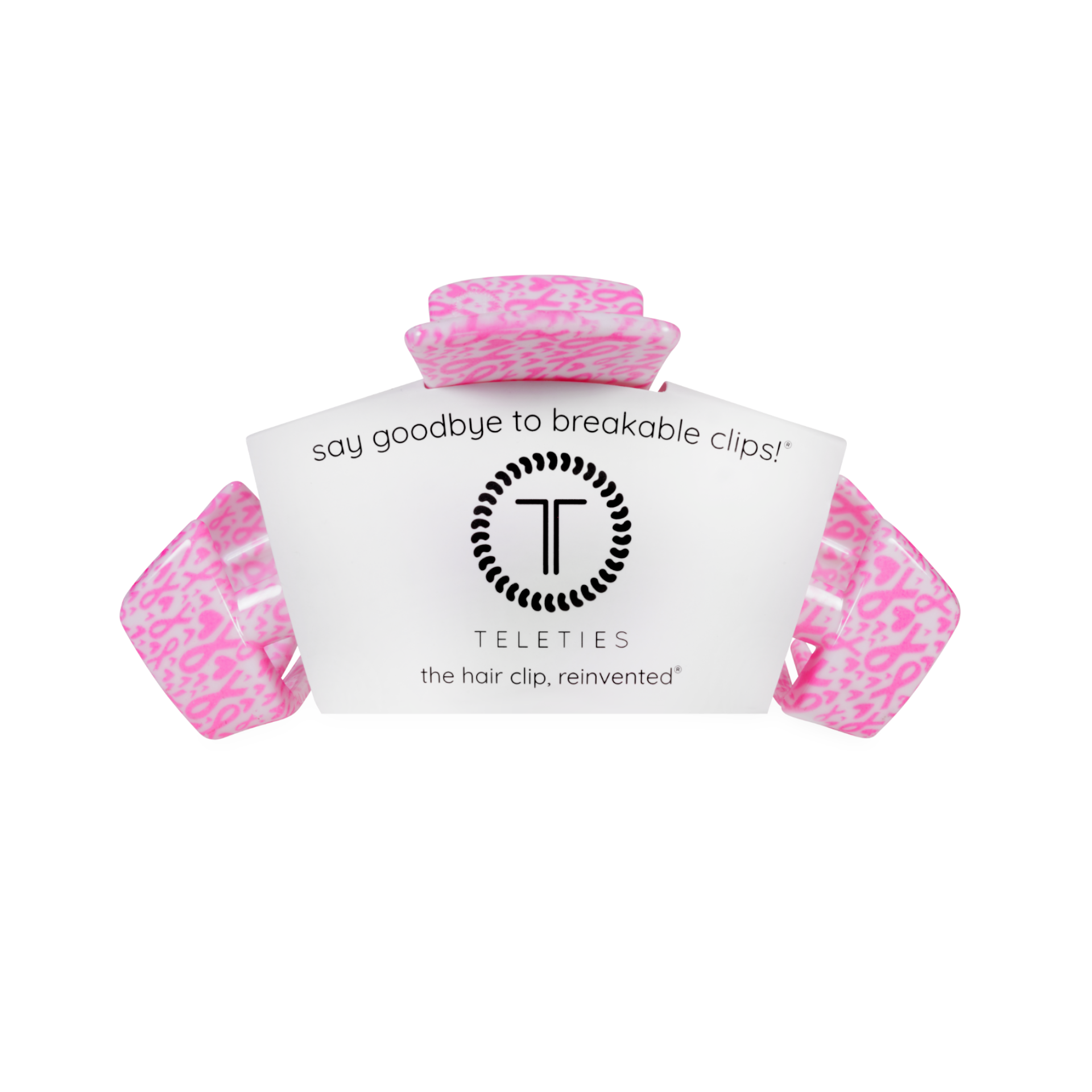 Classic Hair Clip | Medium | Breast Cancer Awareness