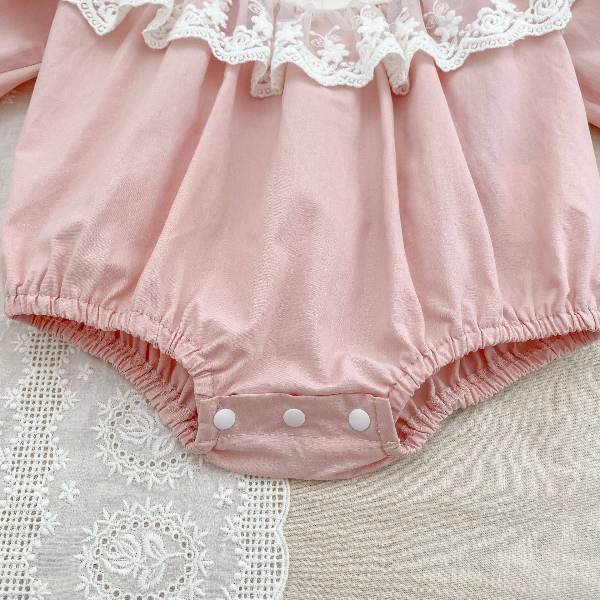 Pink Embroidered Dress & Romper — view 6