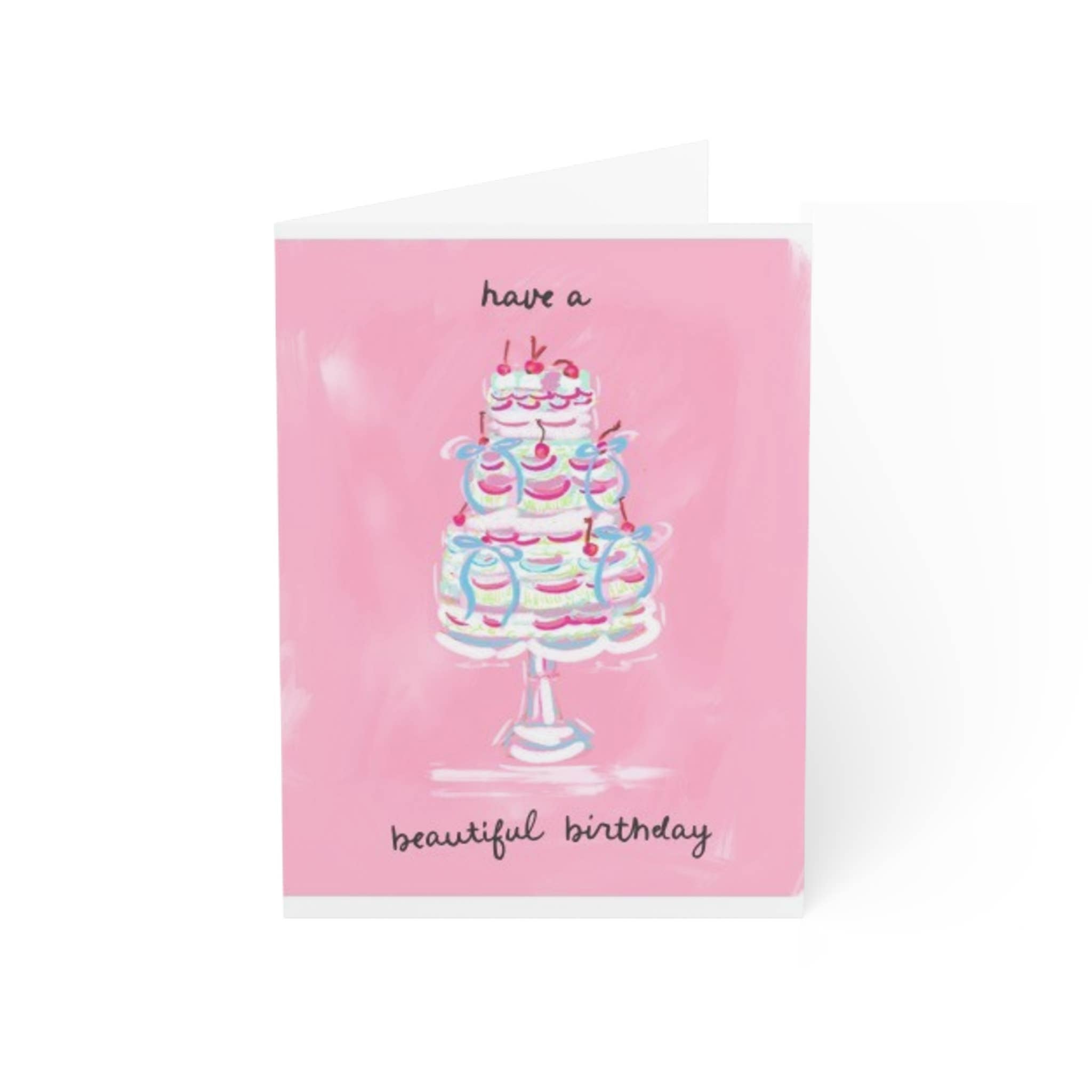 BEAUTIFUL BIRTHDAY -Note Card 