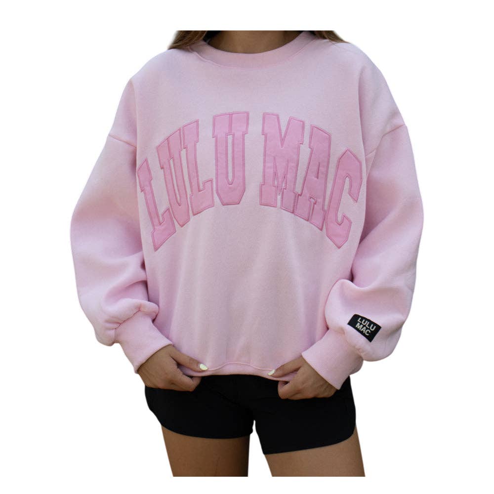 Pink Sweatshirt Lulu Mac