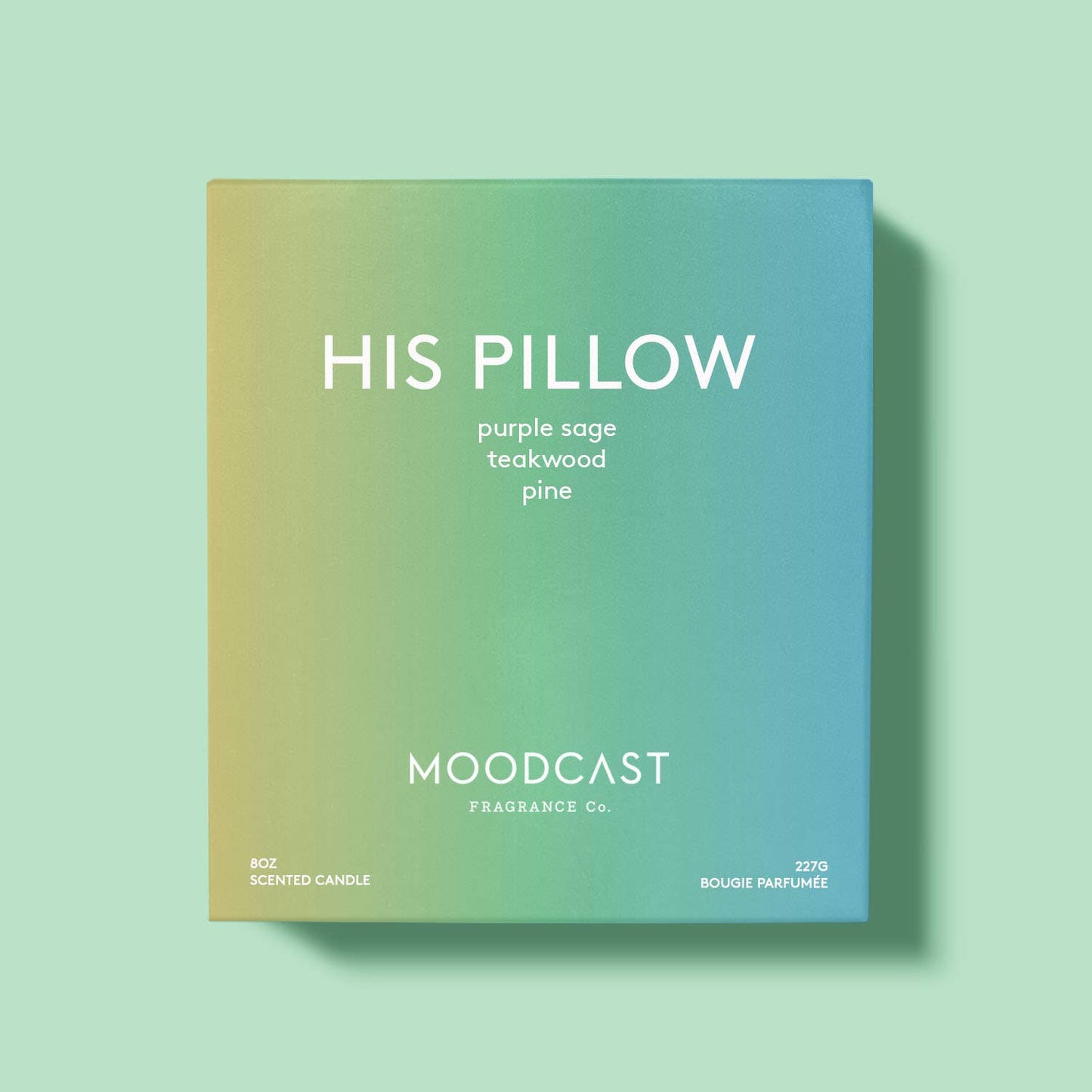 His Pillow - Iridescent 8oz Coconut Wax Candle