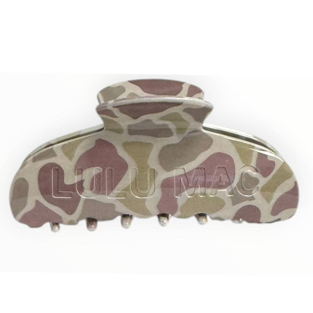 Light Camo Hair Clip Lulu Mac