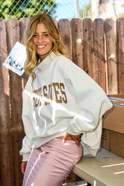 Gray Cross & Jesus Saves Mockneck