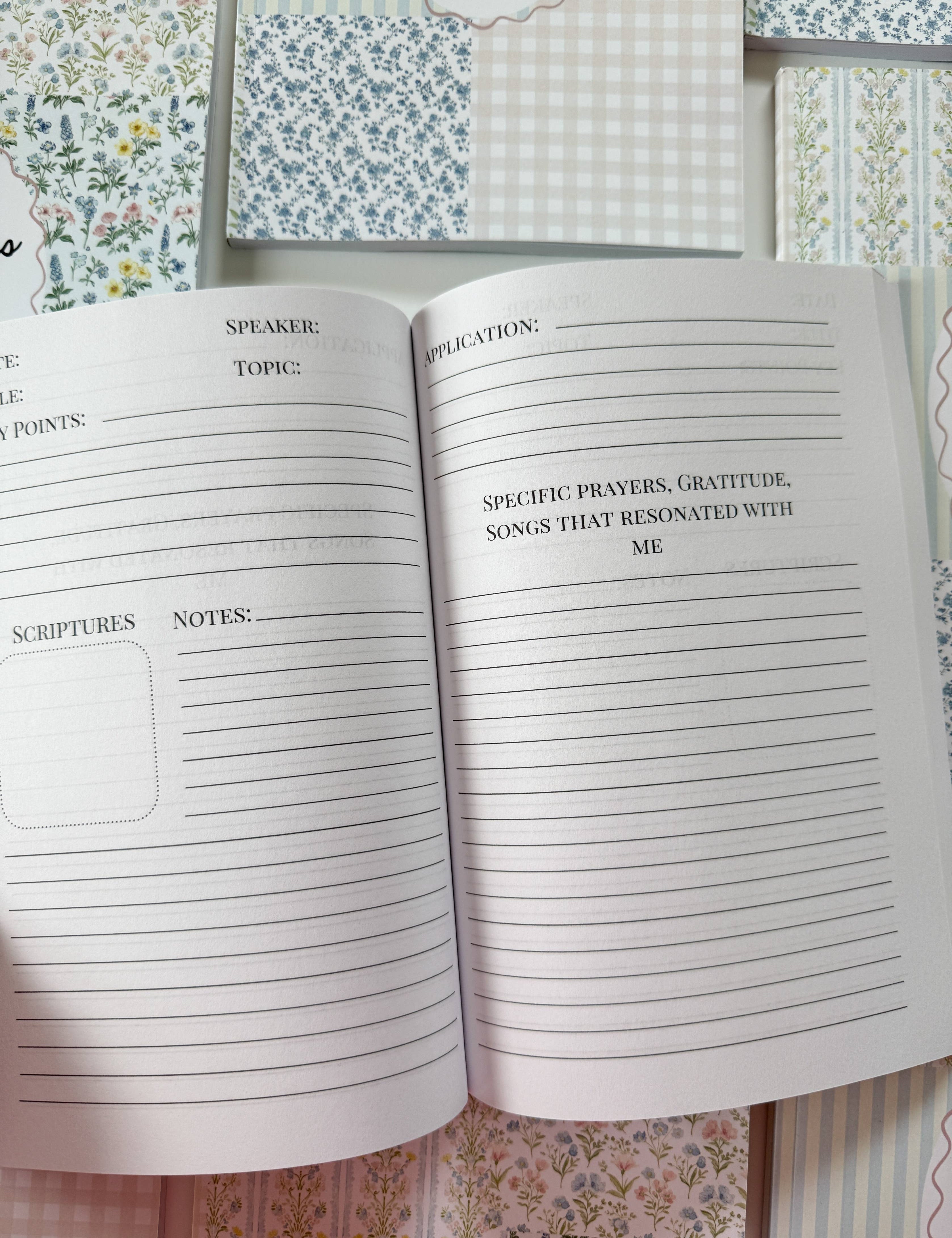 Psalm 23 Journal showing 7x10