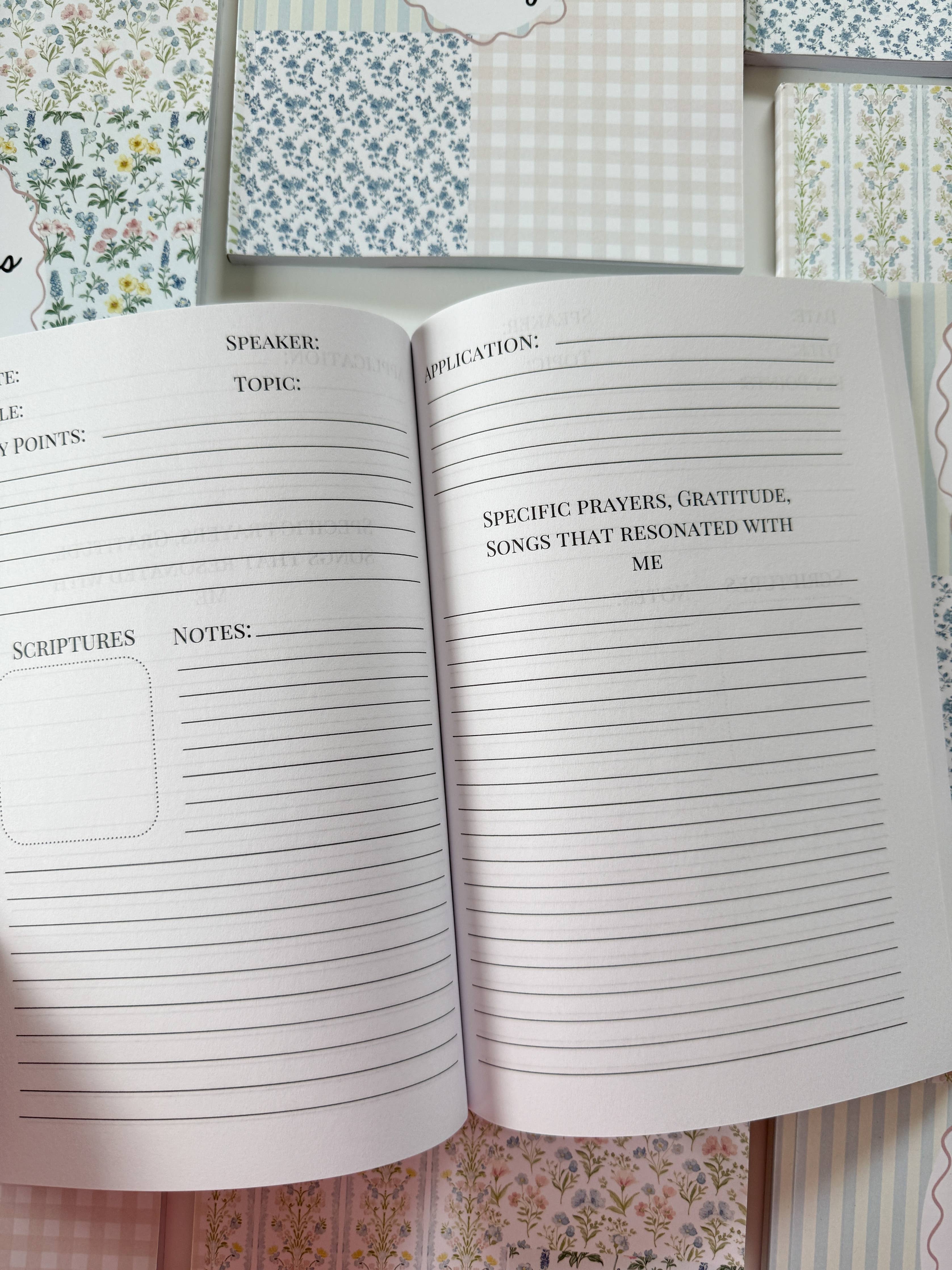 Psalm 23 Journal showing 7x10
