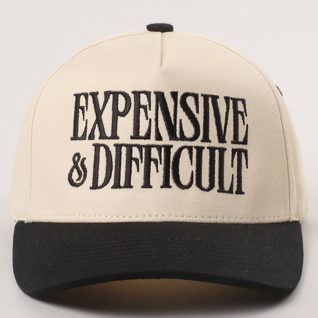 Black Expensive And Difficult Hat