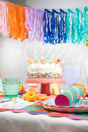 The Big Frill Multicolor Fringe Canopy Banners (set of 2) — view 10