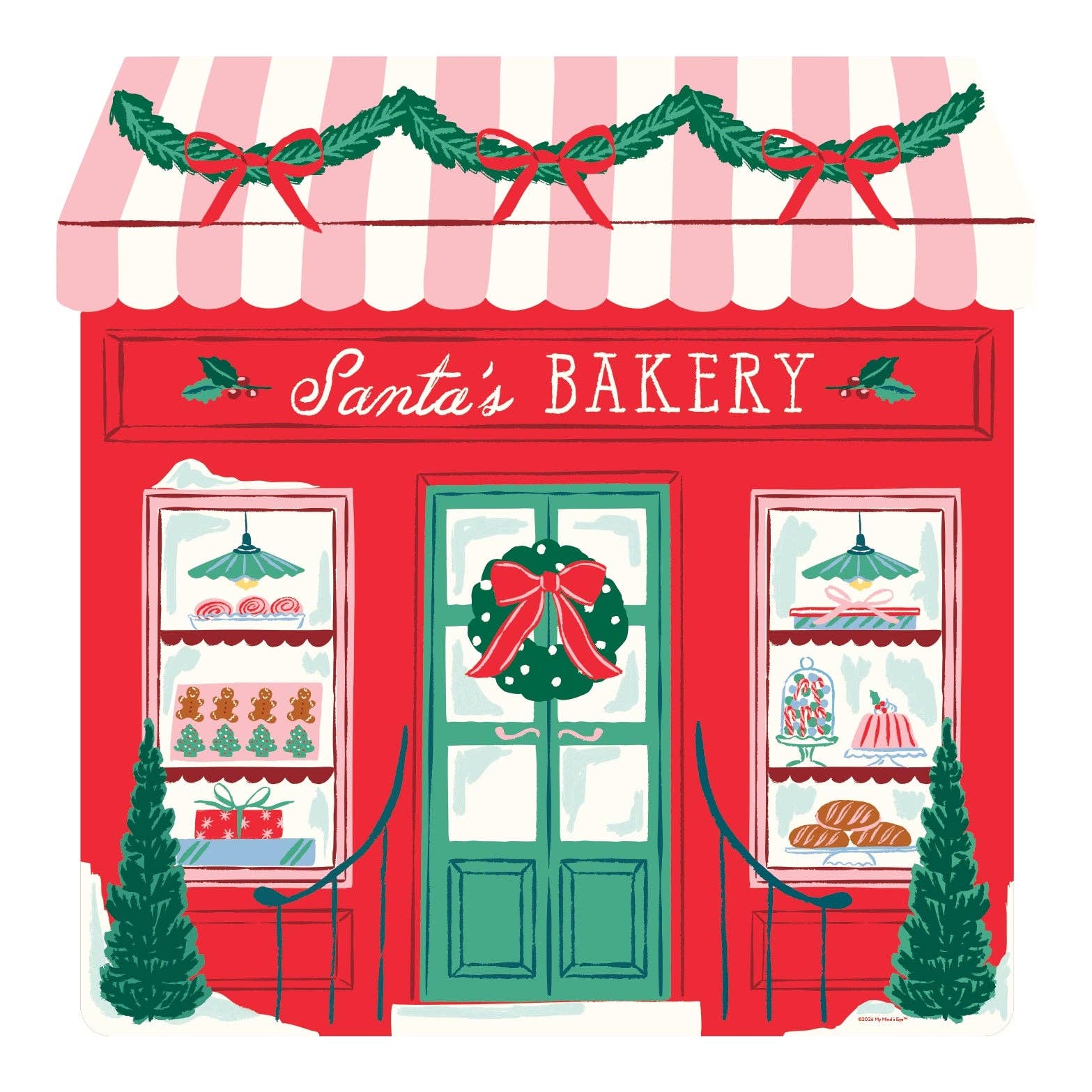 Santa's Bakery Shaped Jigsaw Puzzle 503pc