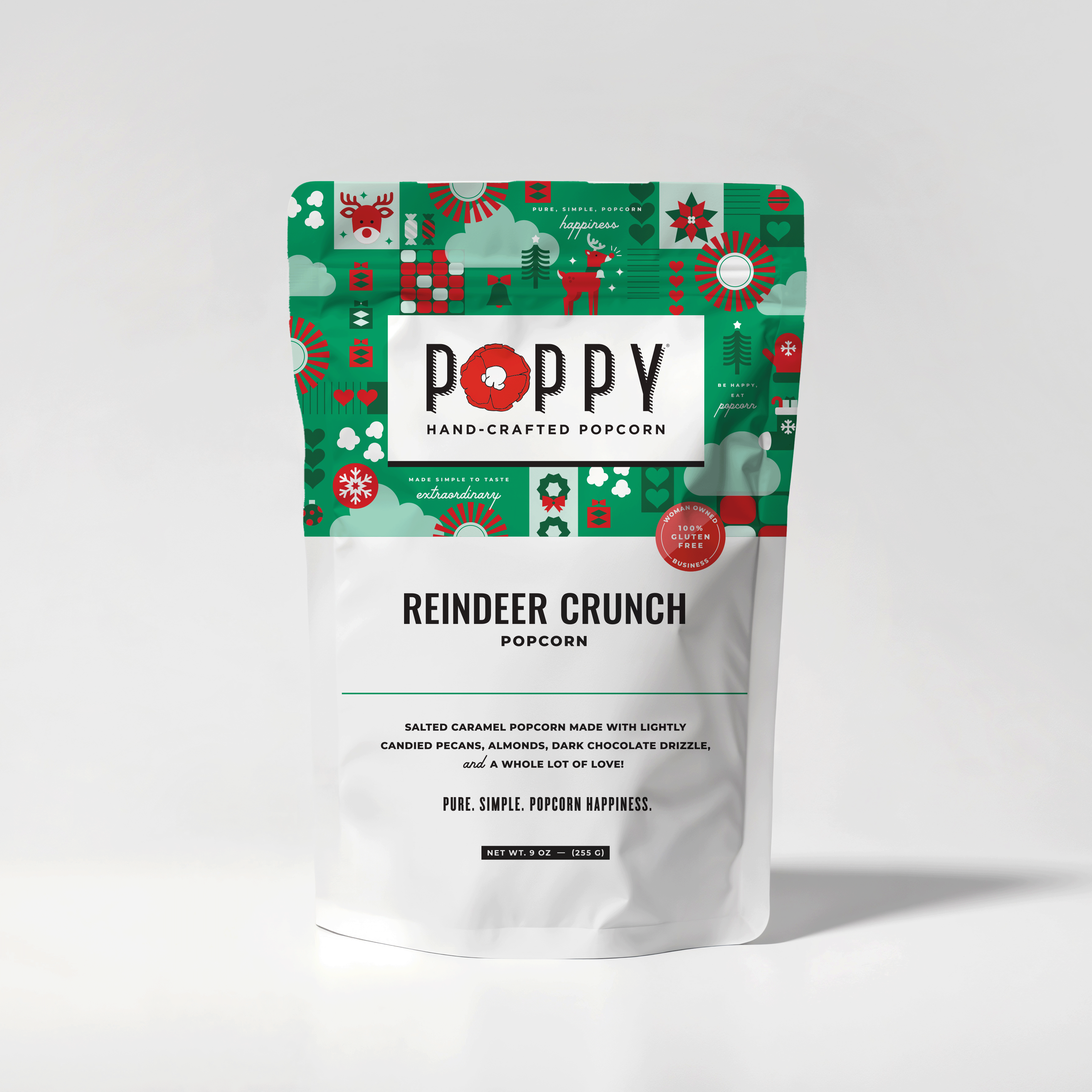 Reindeer Crunch Popcorn Market Bag