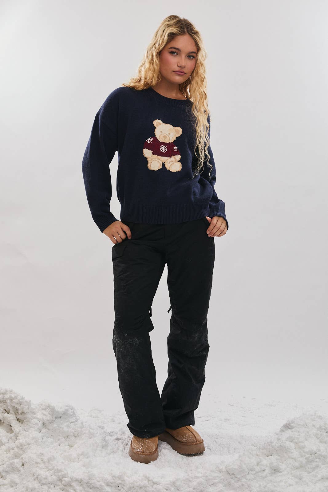 Sweater Teddy Bear Graphic Sweater