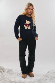 Sweater Teddy Bear Graphic Sweater