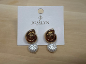 Conch Seashell Drop Earrings at Ninety Nine Boutique