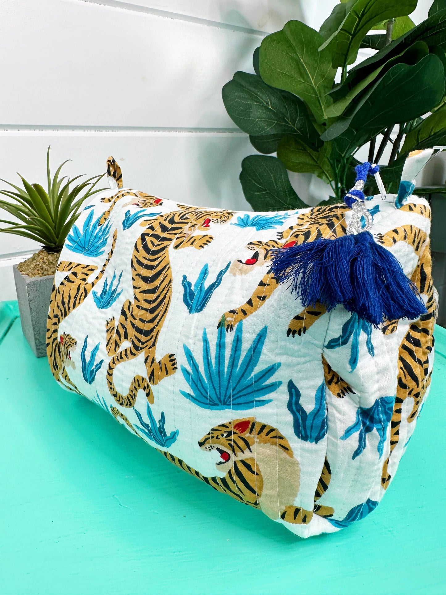 White Tiger Makeup Bag