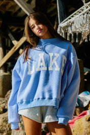 Beach/Lake Reversible Mock-Neck