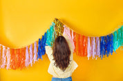 The Big Frill Multicolor Fringe Canopy Banners (set of 2) — view 7