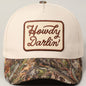 Howdy Darlin' Embroidery Patch Realtree Cap