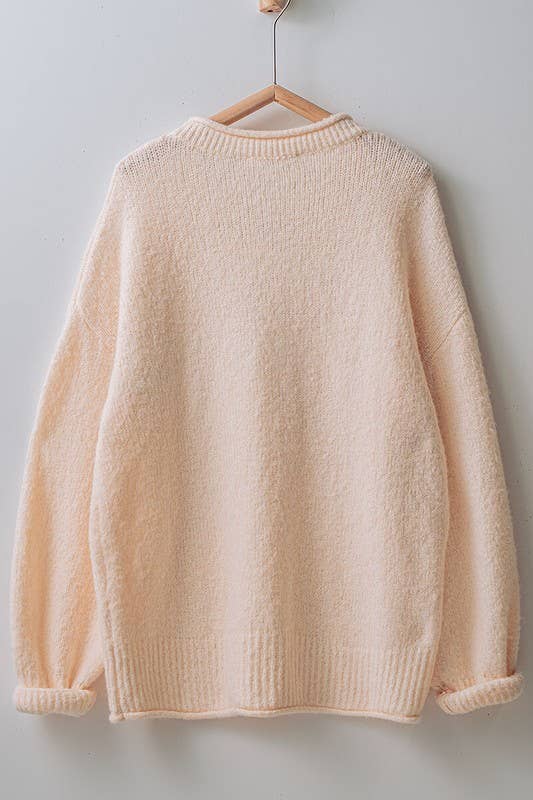 Bow Charm Knit Sweater