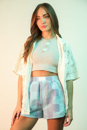 Blue Mix Boxer Shorts
