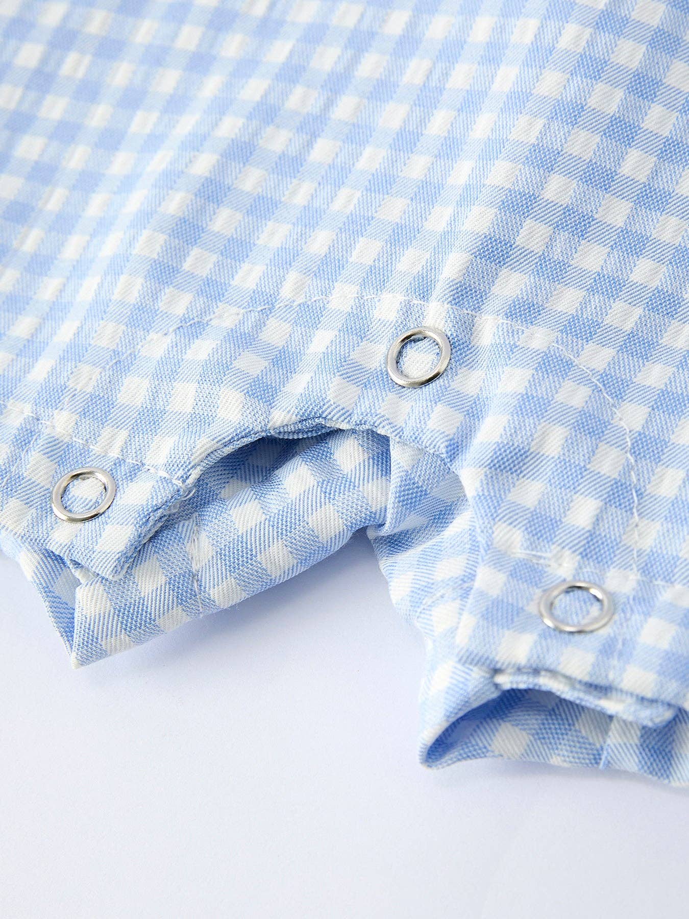 Baby Boy Crocodile Smocked Romper
