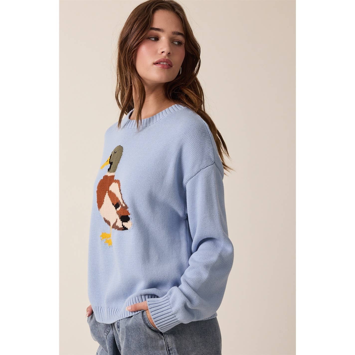 Light Blue Duck Sweater