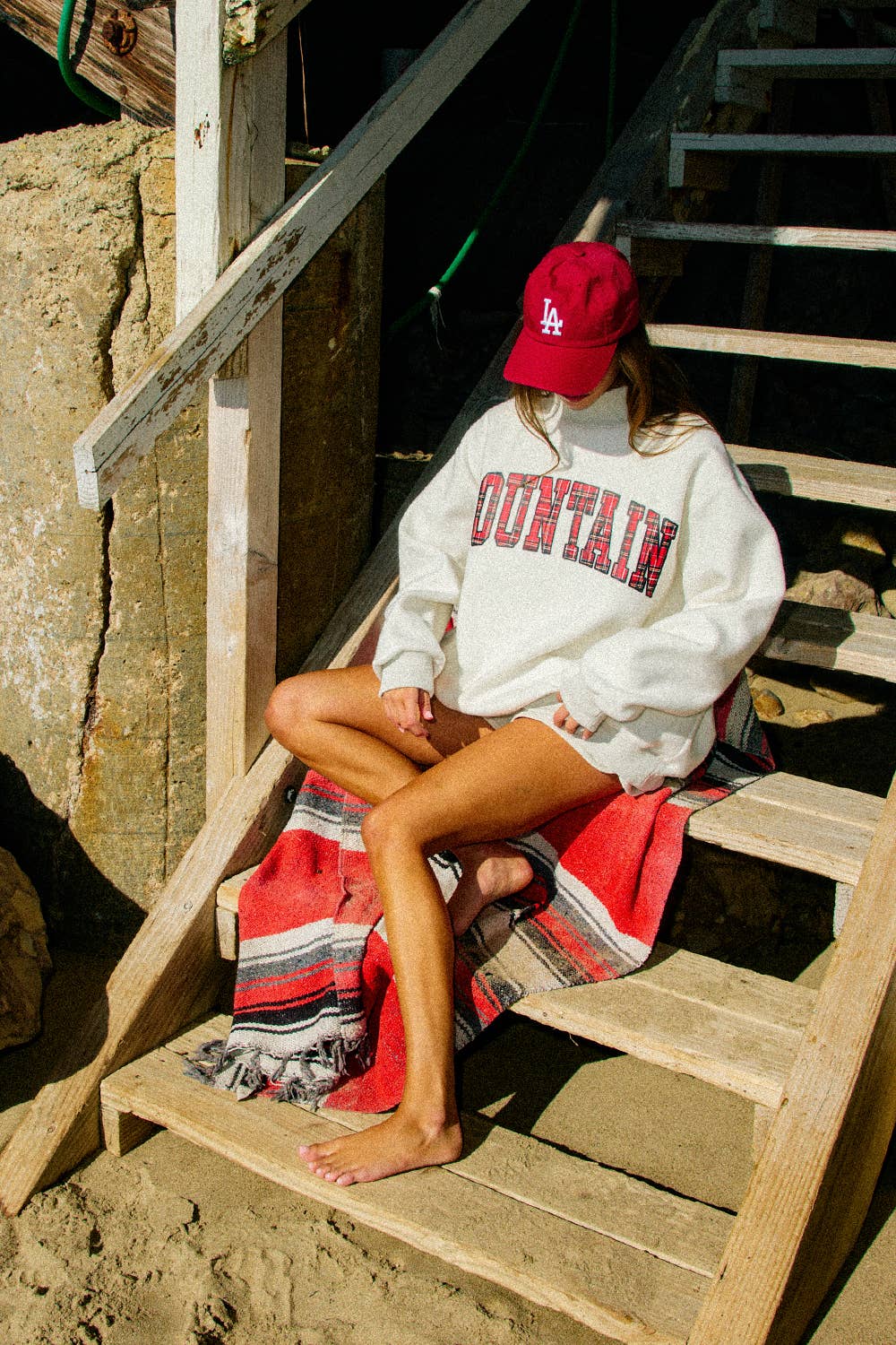 Lake & Mountain Mock-Neck Sweatshirt