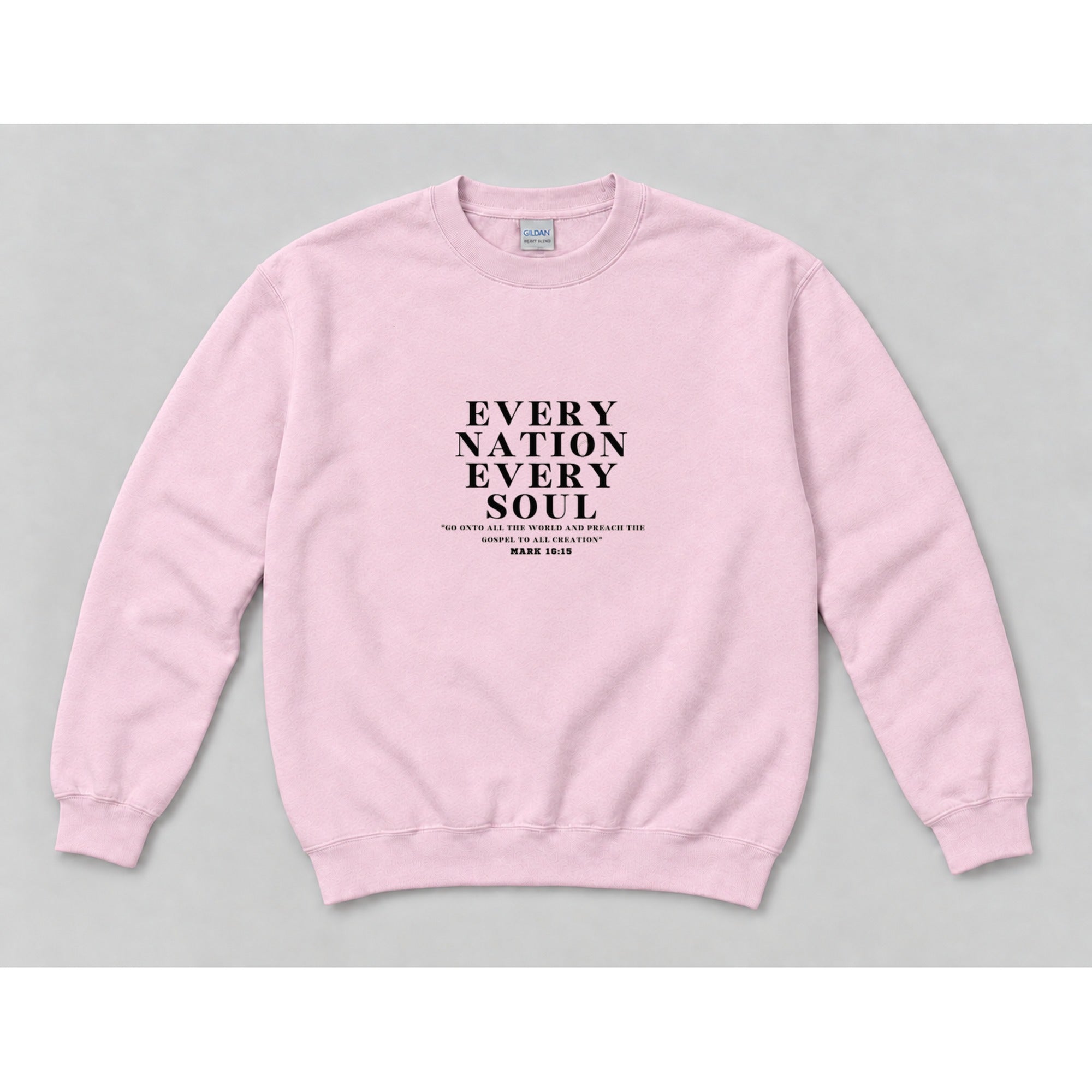 Crewneck Light Pink mockup