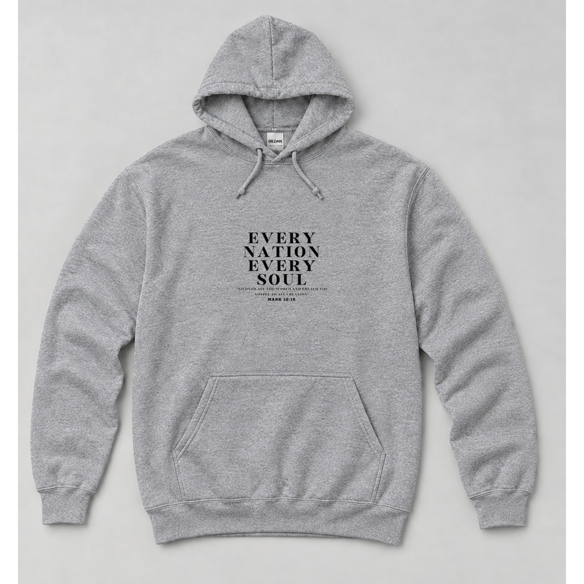 Hoodie Sport Grey mockup