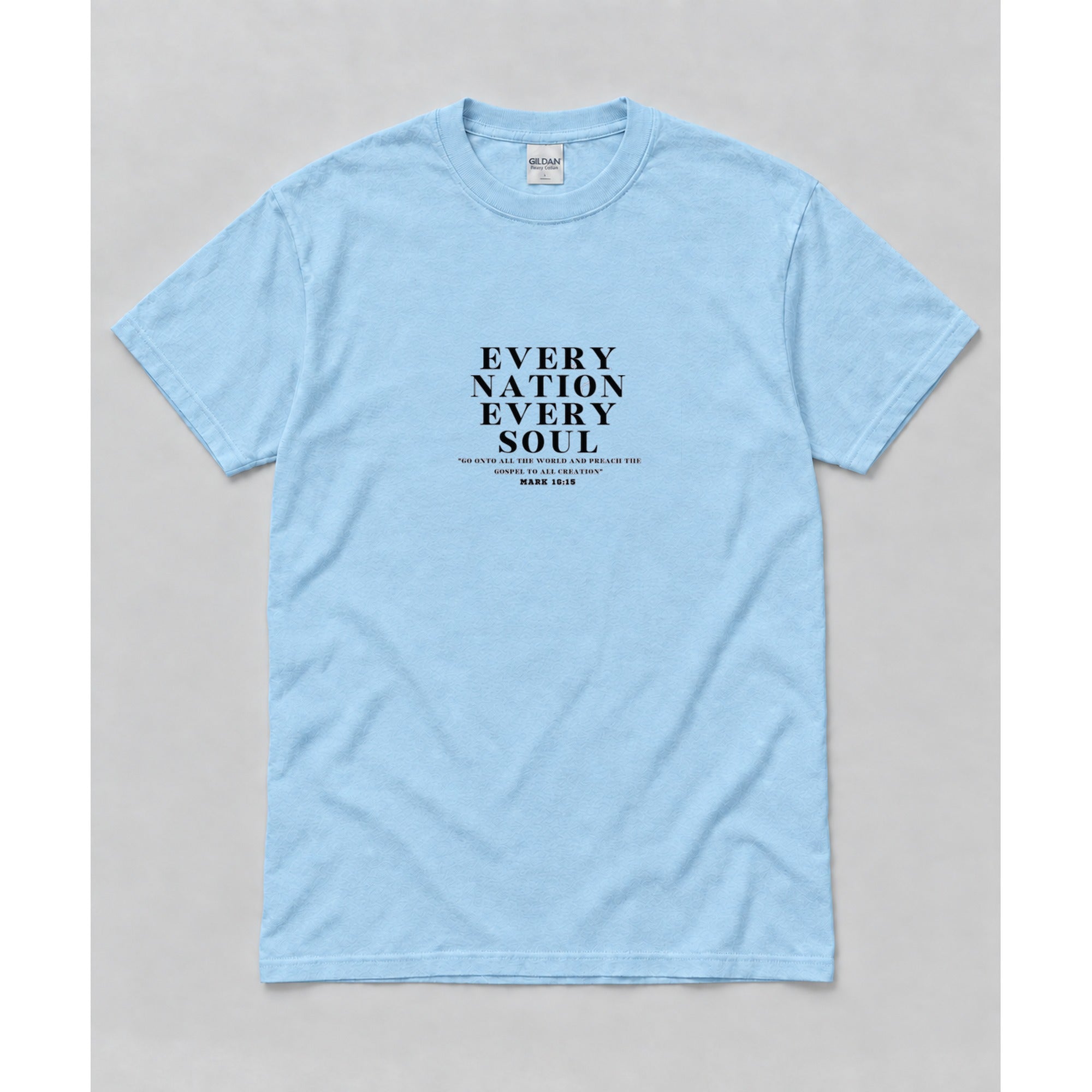 Short Sleeve Light Blue mockup
