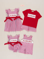 Alabama Smocked Gingham Dress