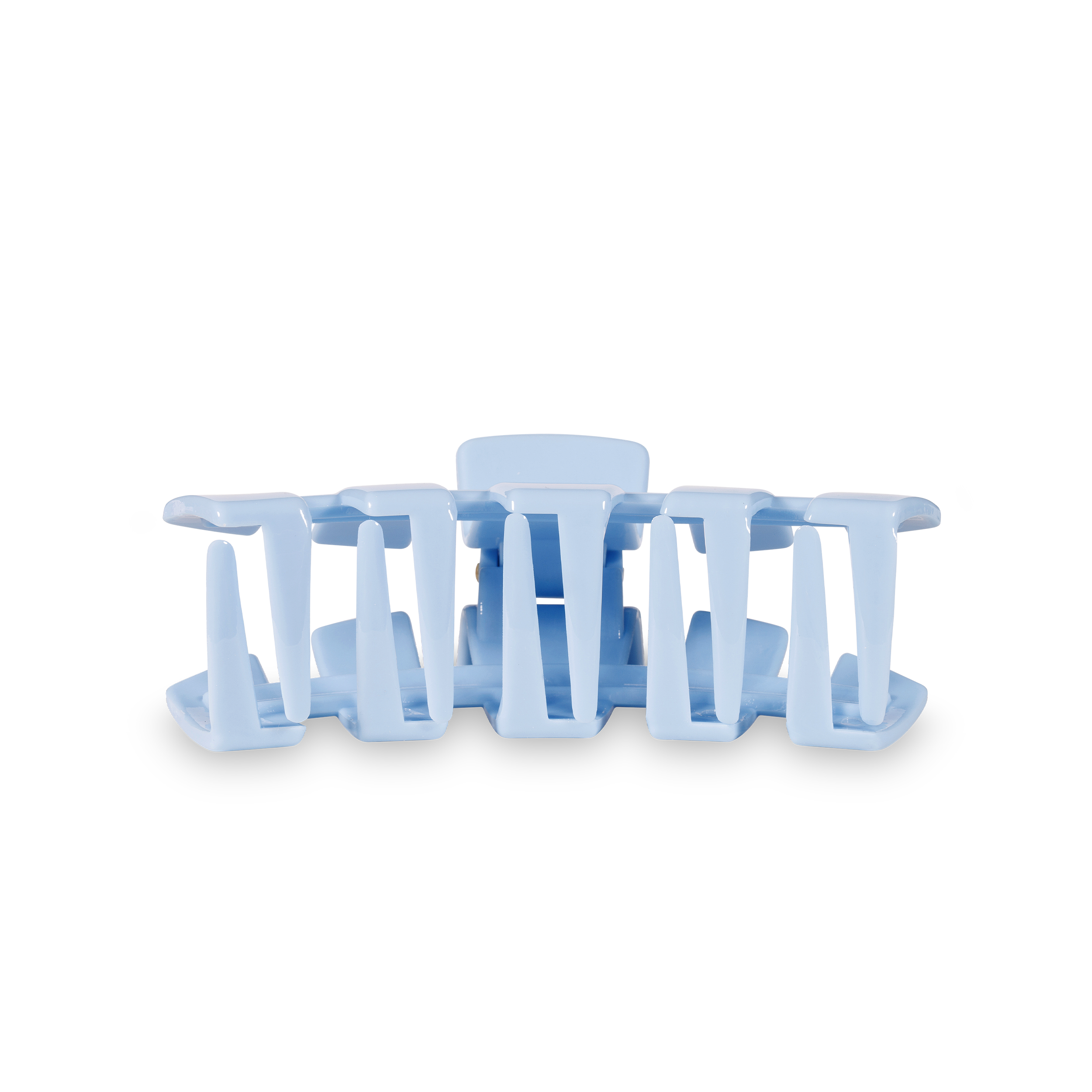 Classic Hair Clip | Medium | Clear Skies showing strong, gentle hold that works on all hair types