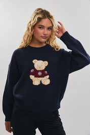 Sweater Teddy Bear Graphic Sweater