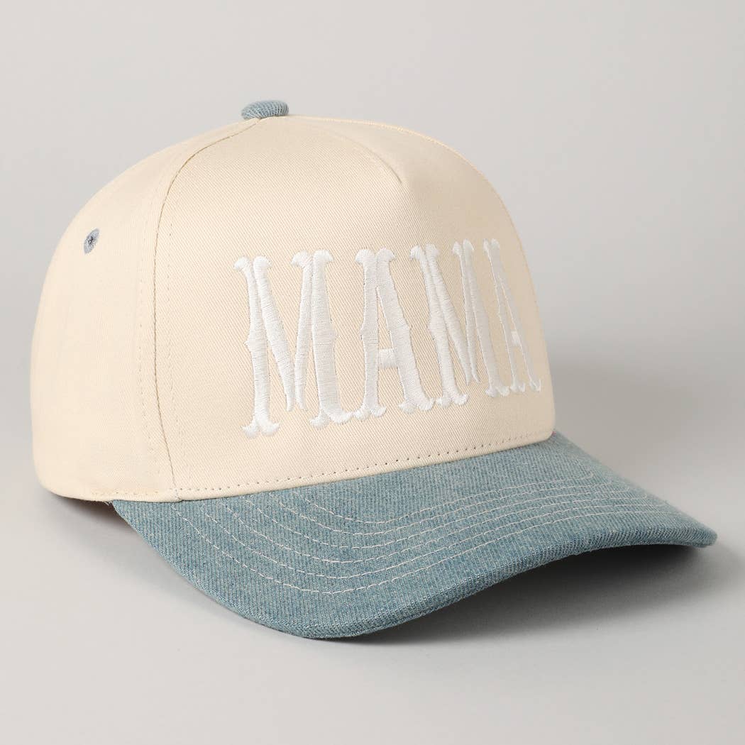 MAMA Embroidery Baseball Cap