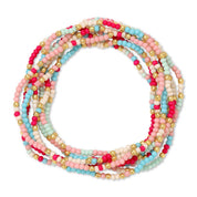 Assorted 2mm Stretch Seed Bead Bracelets