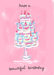 BEAUTIFUL BIRTHDAY -Note Card 