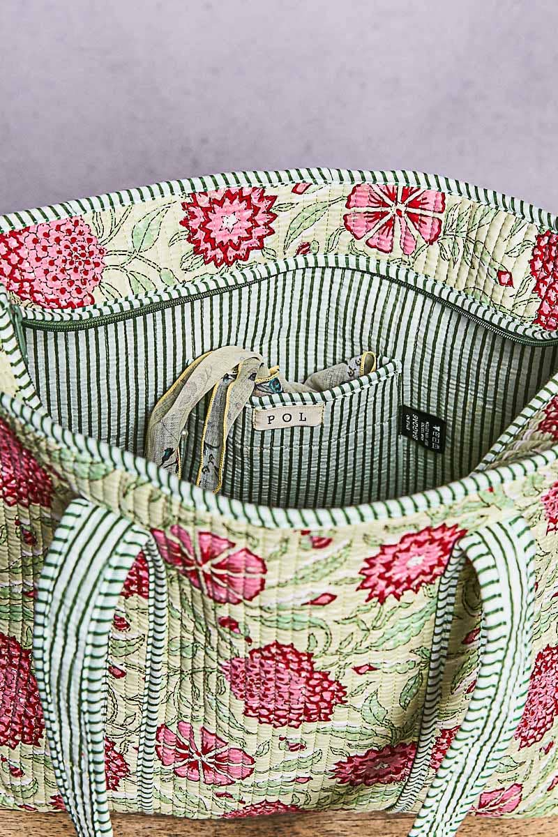 Mint Bohemian Detail Tote Bag