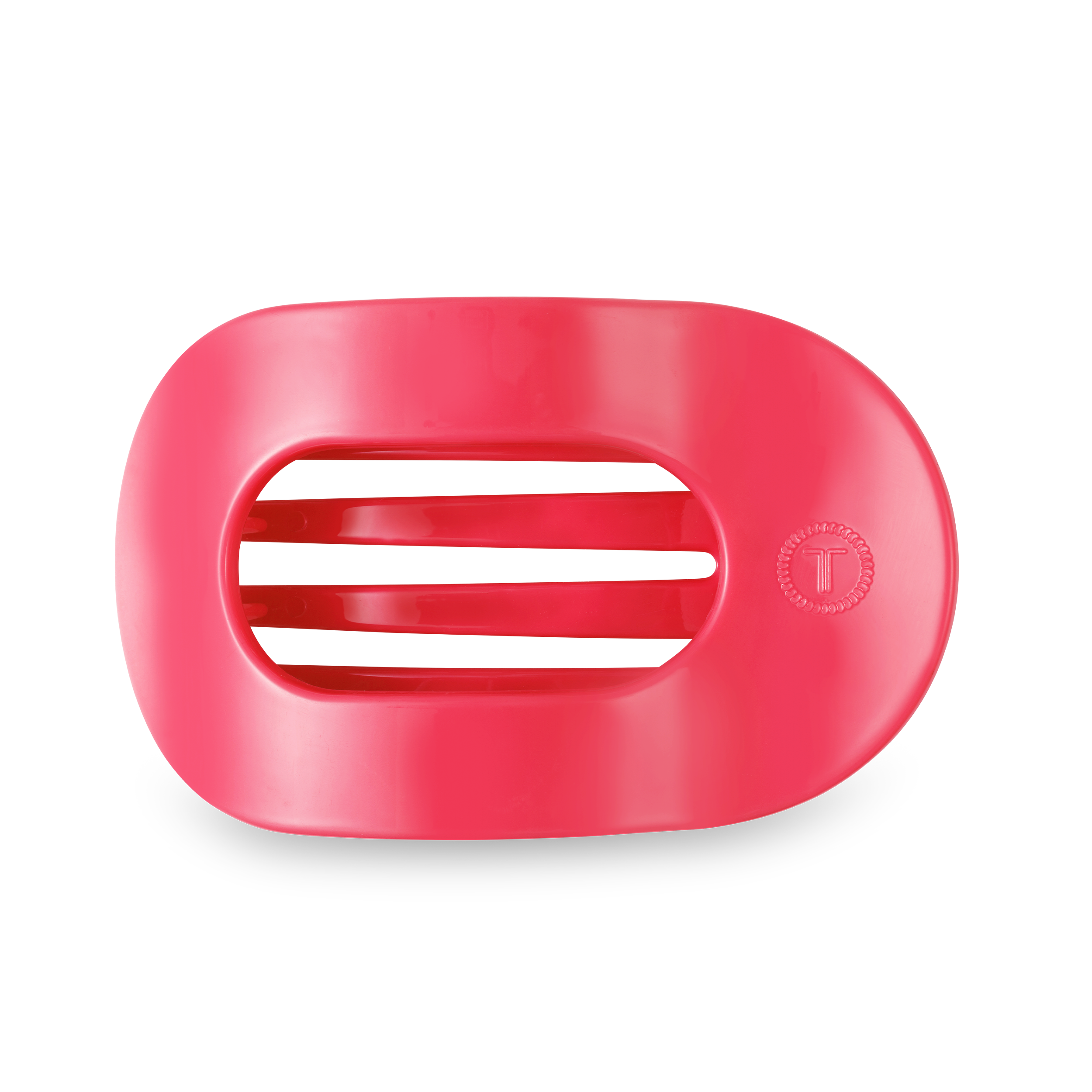 Flat Round Hair Clip | Large | Bikini Boardroom — rounded oval shape and bendable teeth for a secure yet gentle hold