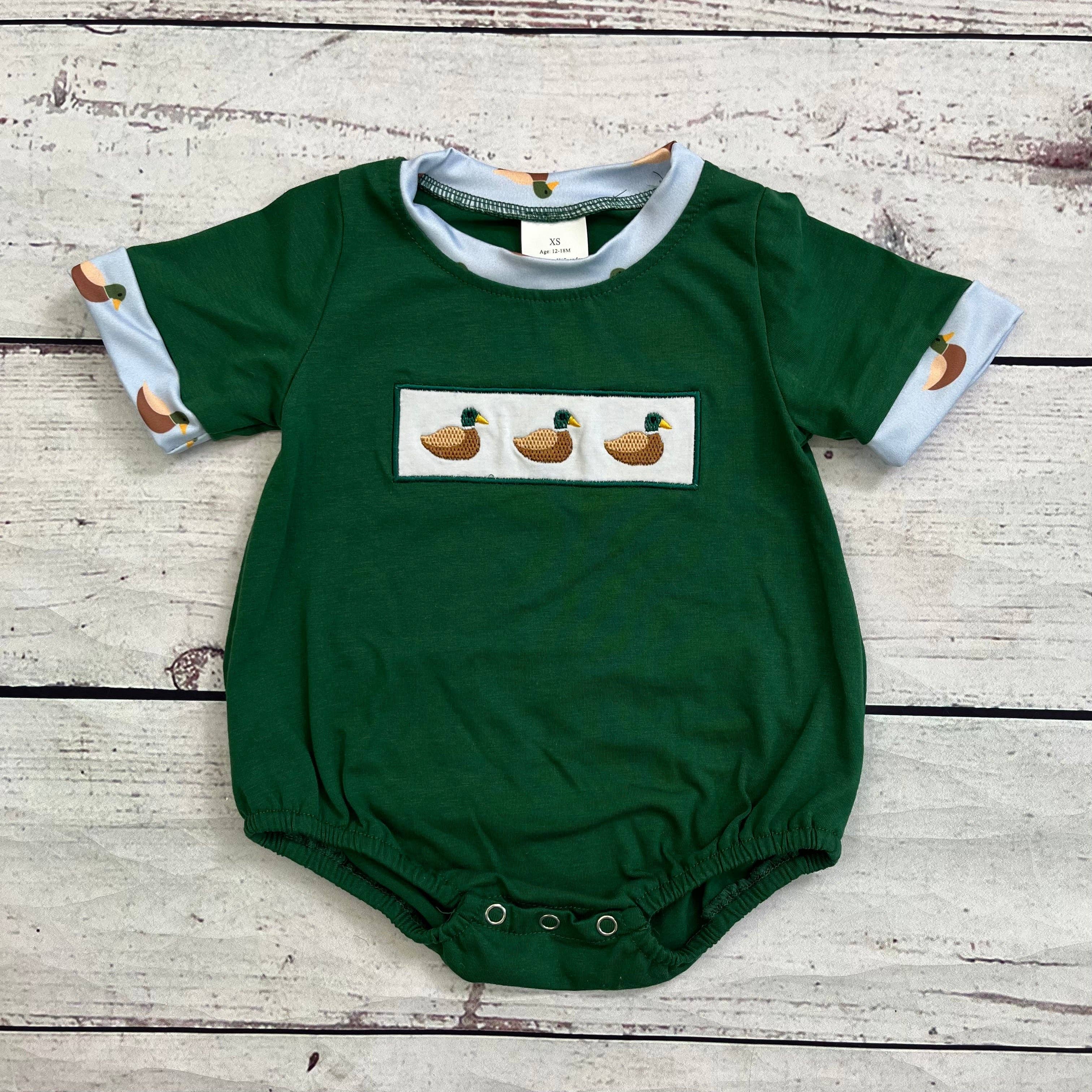 Green Duck Baby Bubble