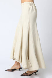 Beige Maxi Skirt